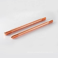 5/8" Solid Copper Bonded Steel Earth Rod copper bond clad ground rods 16mm for earthing system lightning protection